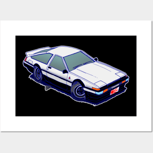 The Legendary Initial D aka Toyota AE86 just the car Posters and Art